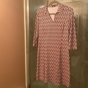 J McLaughlin dress in Catalina Cloth fabric.